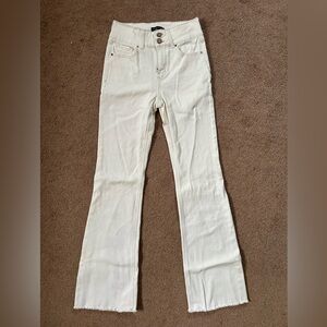 White Flare Jeans